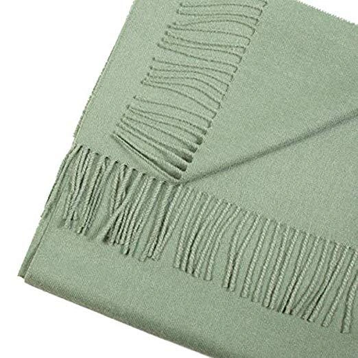 Luxurious Green Baby Alpaca Scarf – 100% Natural Comfort & Warmth.
